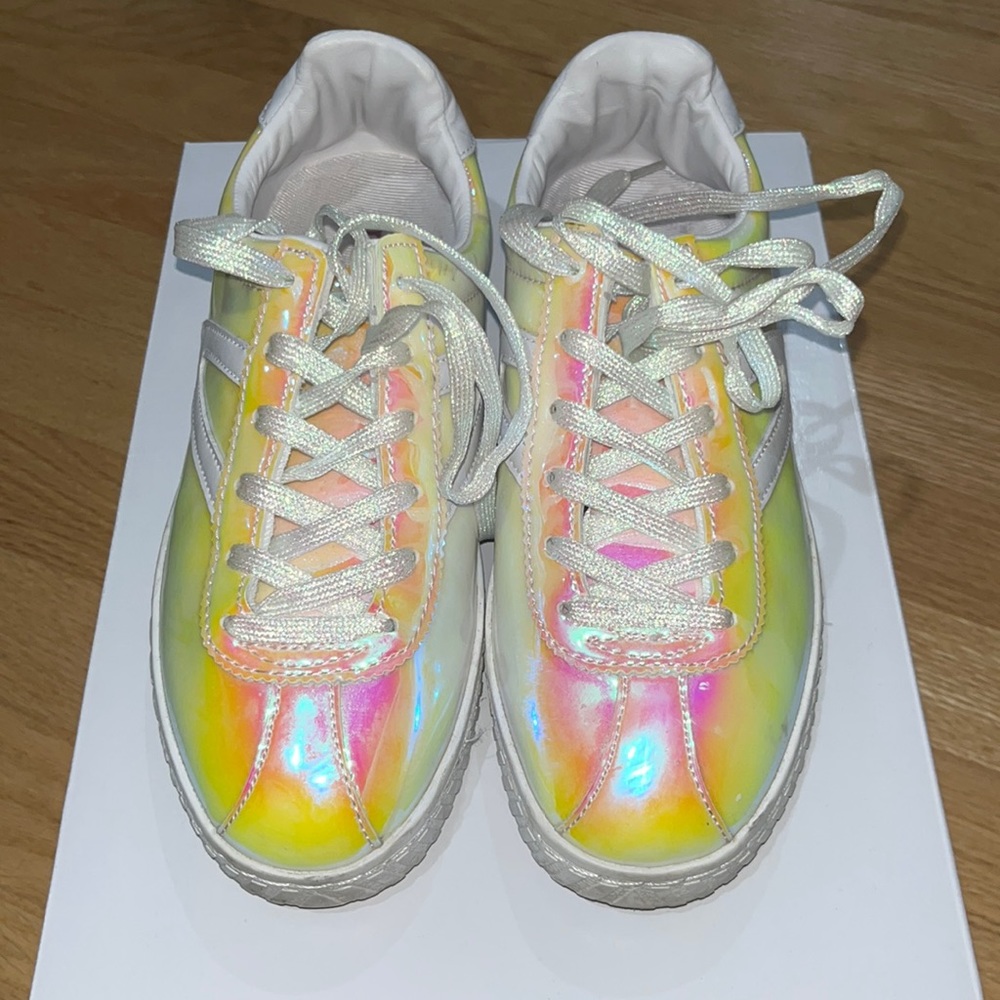 Tretorn for JCREW Iredescent sneakers